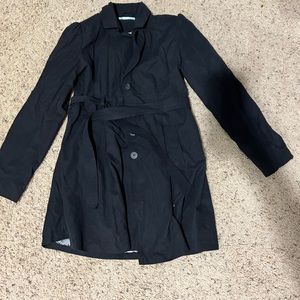 Belted Mid Length Trench Coat